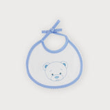 Baumwolllätzchen mit SARDON-Stickerei für Neugeborene BF114