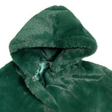 Eleganter Umhang mit Kapuze aus Kunstfell und Satinschleife für Babys ISABEL F593