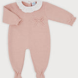 Tutina Intera Invernale Con Collo Rouche Neonata SARDON MC157