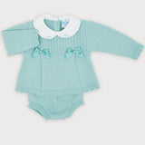 Completo Con Culotte Invernale Con Colletto Neonata SARDON MC189