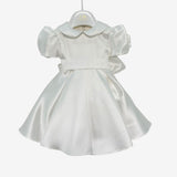 Abito Elegante Mezza Manica In Mikado Neonata ISABEL F412