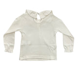 Warm Cotton Sweater With Rouches Collar Girl CALAMRO 15023