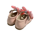 Scarpe Primi Passi Con Occhielli E Fiocco In Pelle Bambinaa RIZITOS B3307