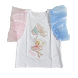 Completo Con Gonna In Tulle E T-Shirt Bambina DAGA M9655
