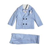 Completo Elegante Con Giacca In Misto Lino Neonato BUFI M0215A