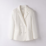 Giacca Elegante Doppiopetto In Crepe Bambina SARABANDA B492