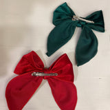 Fermaglio con fiocco in Ciniglia Bambina LUX1