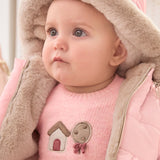 Wendejacke aus Kunstfell für Mädchen mit Kapuze MAYORAL 2407