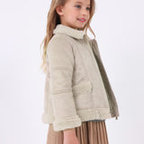 Wendemantel aus Öko-Schaffell für Mädchen MAYORAL 4414