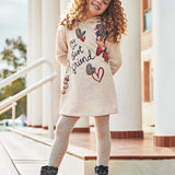 Abito In Felpa Stampato Con Cappuccio Bambina MAYORAL 4929