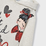 Abito In Felpa Stampato Con Cappuccio Bambina MAYORAL 4929