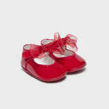 Scarpe Da Culla Modello Ballerina In Vernice Neonata MAYORAL 9687
