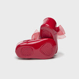 Scarpe Da Culla Modello Ballerina In Vernice Neonata MAYORAL 9687