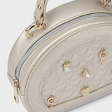 Gepolsterte Kunstledertasche mit Verzierungen für Mädchen MAYORAL 10618