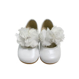 Scarpe Primi Passi Modello Ballerina Con Fiori In Pelle Neonata RIZITOS B3402R