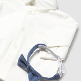 Camicia In Caldo Cotone Con Papillon Neonato MAYORAL 2196