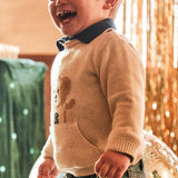 Maglioncino In Caldo Cotone Con Orso Neonato MAYORAL 2341