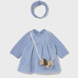 Abito In Ecopelliccia Con Borsa E Fascia Neonata MAYORAL 2823