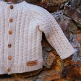 Cardigan In Lana E Cashmire Con Trecce Bambino/a WEDOBLE I2307308A