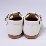 Erste-Schritte-Schuhe mit Ösen aus Leder für Neugeborene PANYNO B2004