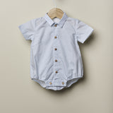 Completo in filo Culotte e Camicia Celeste Neonato WEDOBLE V2401305B