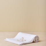 Gauze Square with Baby Rocking Horse Embroidery Wedoble 12968D