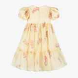 Abito Mezza Manica In Organza Stampata Bambina PHY CLOTHING 25016