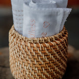 Quadrato di Garza con Ricamo "Boundless Love" Neonato/a Wedoble 13968I