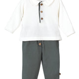 Warmer Baumwollanzug mit langen Hosen für Kinder CALAMARO 17885