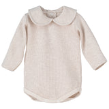 Langarm-Body aus warmer Baumwolle mit Rundkragen für Neugeborene SQUID 19089