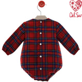 Pagliaccetto In Caldo Cotone Scozzese Neonato/a DEL SUR 1930