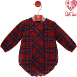 Pagliaccetto In Caldo Cotone Scozzese Neonato/a DEL SUR 1930