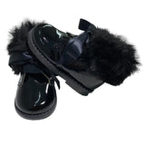 Stivaletti In Vernice Con Pelliccia Bambina RIZITOS B3124