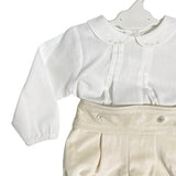 2-teiliges elegantes beiges Babyset GRANLEI 23253