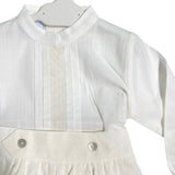 Completo 2 Pezzi Elegante Neonato Panna GRANLEI 23179