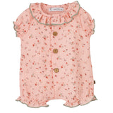 Tuta Corta In Cotone Stampata Neonata CALAMARO 32430