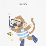 Canotta Stampata In Cotone Neonato MAYORAL 1036