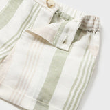 Bermuda A Righe In Misto Lino Neonato MAYORAL 1213V