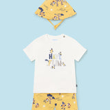 Completo 3 Pezzi Stampato Neonato MAYORAL 1653