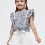 Shorts A Gonna Con Volant Bambina MAYORAL 3910