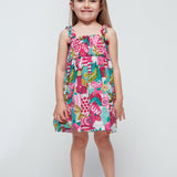 Abito A Bretelle Stampato Con Fascia Bambina MAYORAL 3947