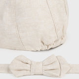 Set Coppola E Papillon In Misto Lino Neonato MAYORAL 9719