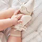 Scarpe Da Culla Con Lacci In Ecopelle Neonato MAYORAL 9735