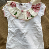 Sweater With Ruches Collar Peonies Newborn Phi Clothing 22318