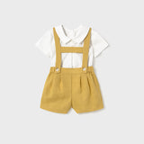 Completo Con Salopette E Camicia In Lino Neonato MAYORAL 1213