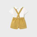 Completo Con Salopette E Camicia In Lino Neonato MAYORAL 1213