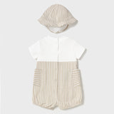 Pagliaccetto Finta Salopette Con Cappello Neonato MAYORAL 1602