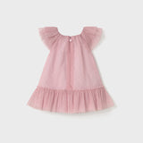 Abito Smanicato In Tulle Neonata MAYORAL 1850R