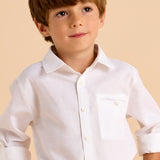 Camicia Manica Lunga In Lino Bambino MAYORAL 3121