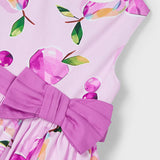 Abito Smanicato Stampato Con Fiocco Bambina MAYORAL 3917